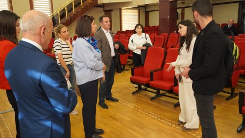 "Azərbaycan məktəbi" jurnalının kollektivi Bakı Dövlət Universitetində