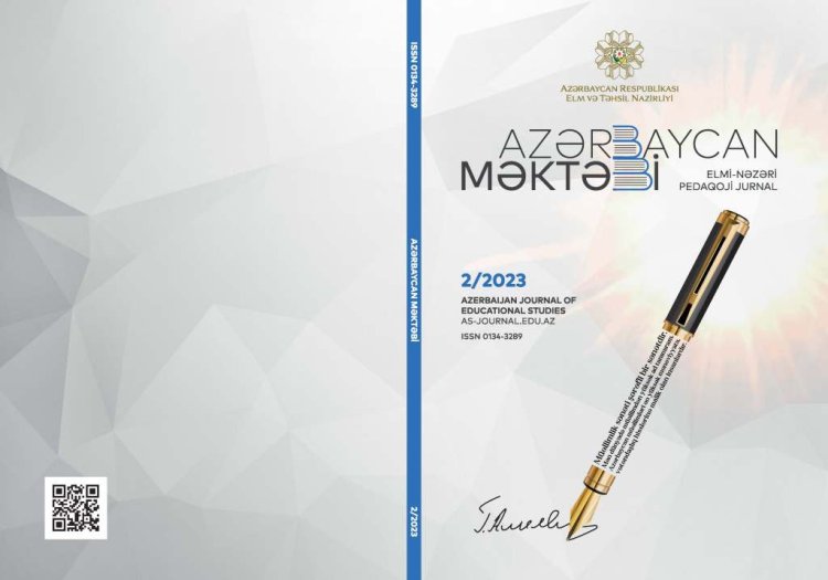 AZERBAIJAN JOURNAL OF EDUCATIONAL STUDIES 2023-№2