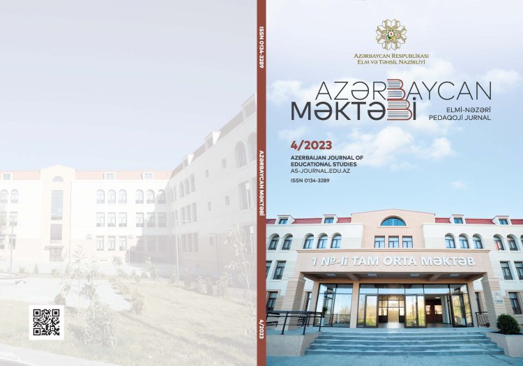 AZERBAIJAN JOURNAL OF EDUCATIONAL STUDIES 2023 №4